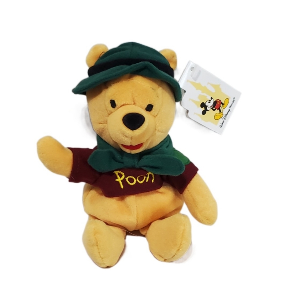 Disney World Winnie The Pooh Bear Wilderness  8" Plush NWT